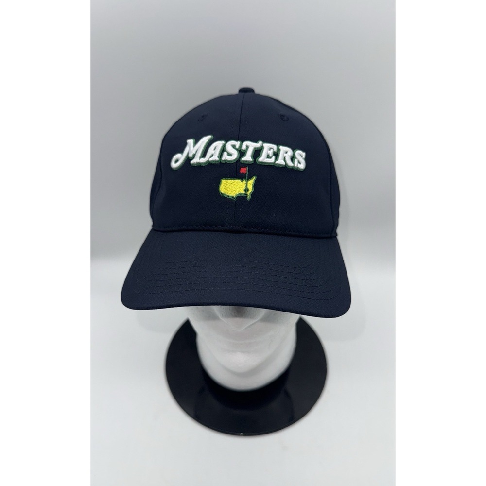 MASTERS Hat Cap 2026 Ahead Navy Blue Golf Strap Embroidered Augusta National